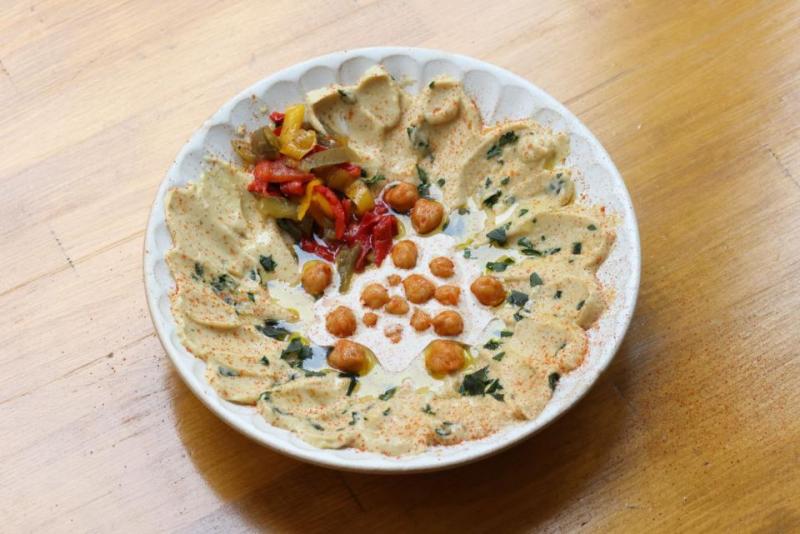 The Brothers' Hummus Plate