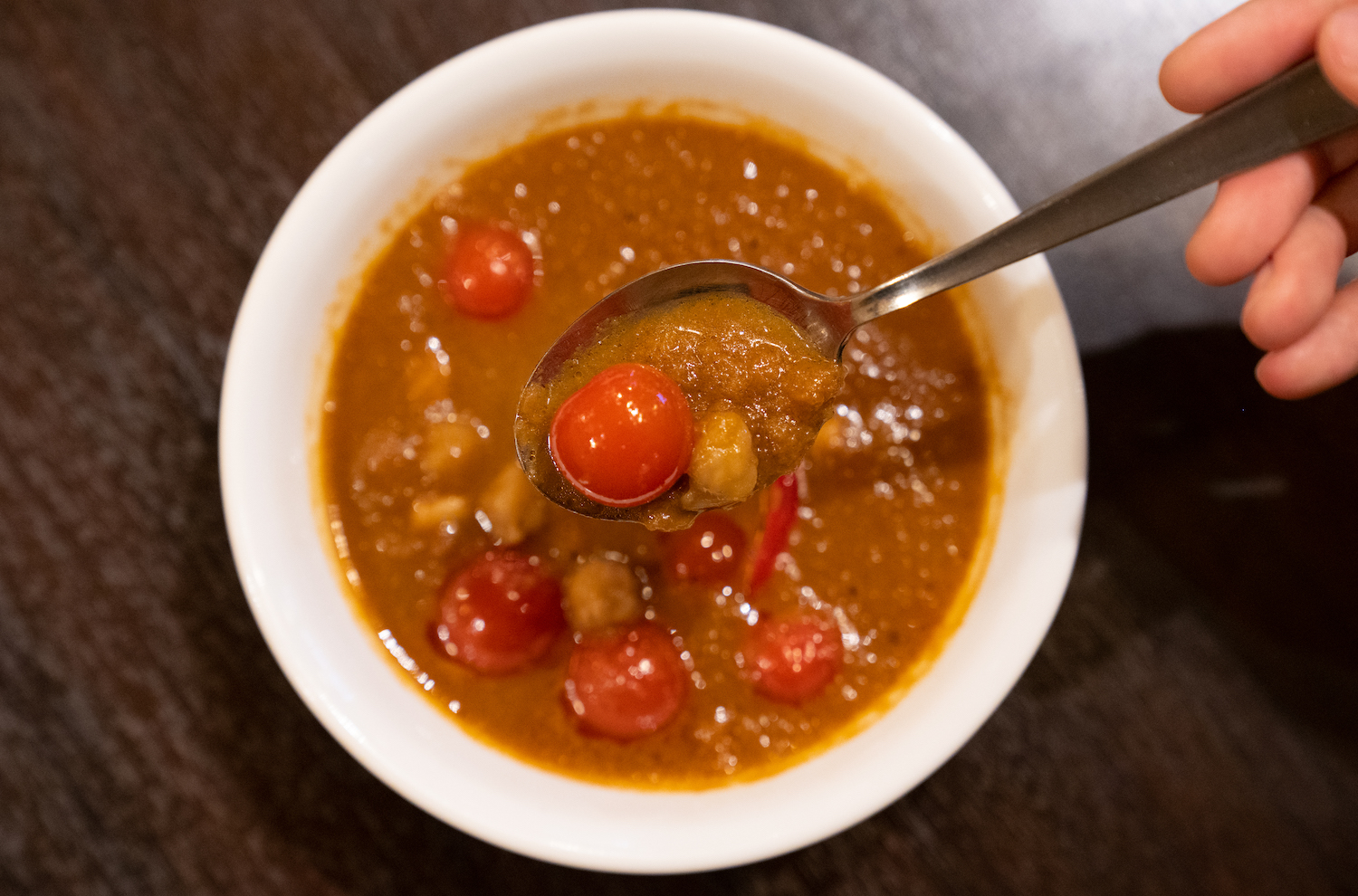 Curry Kusamakura-Soybeans , Garbanzo & tomato