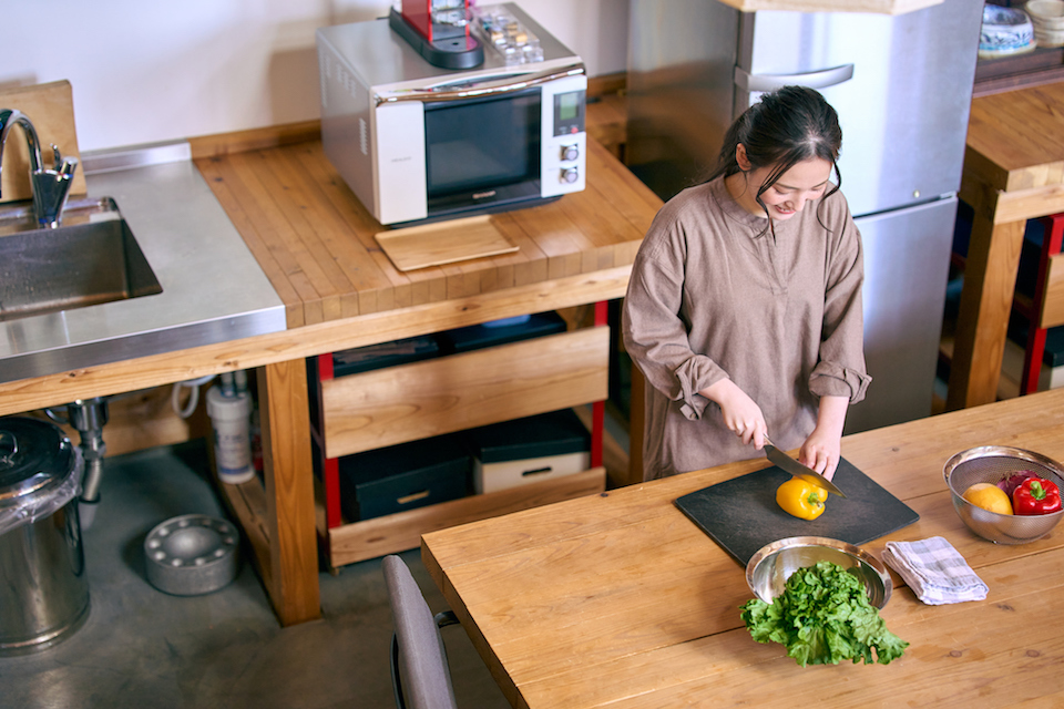 野菜の調理