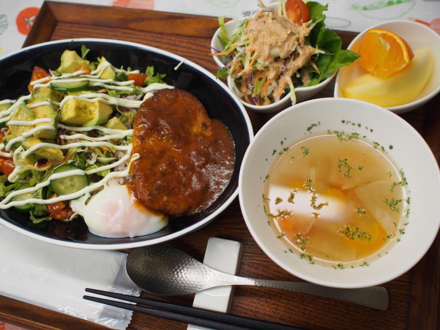 菜食健美-ロコモコ丼