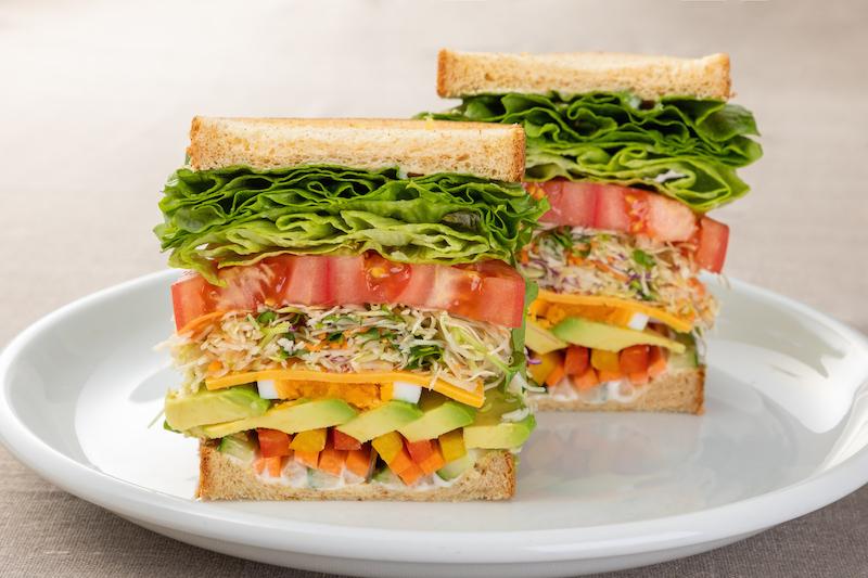 Vegetable sandwich