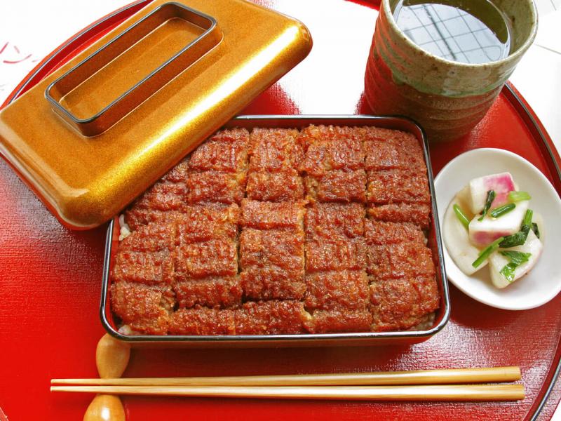 Loving Hut Tokyo-Vegan Kabayaki (eel) rice bowl (Lunch box)