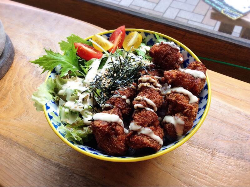 THE FARM CAFE-大豆ミートのからあげ丼