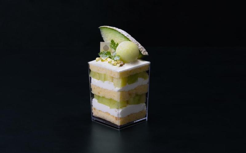 果房メロンとロマン-メロン・カップショートケーキ